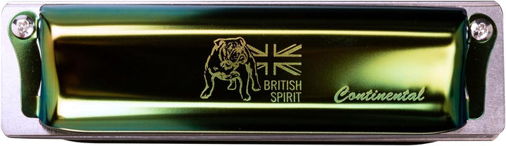 Vox - Continental Harmonica Type-1 - Racing Green - Key Amaj A Type 1, A Type 1