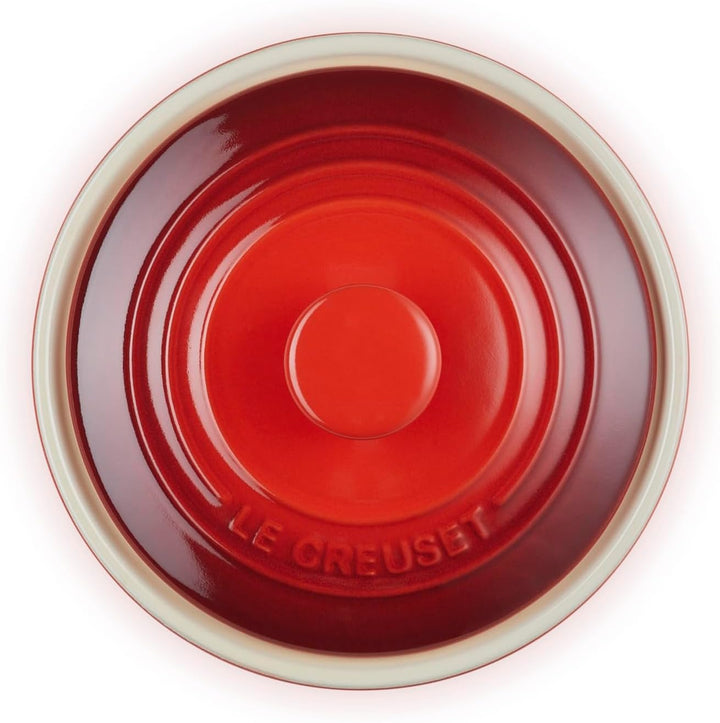 Le Creuset Ofenkäseform mit Deckel aus Steinzeug, Kirschrot, 91044600060010