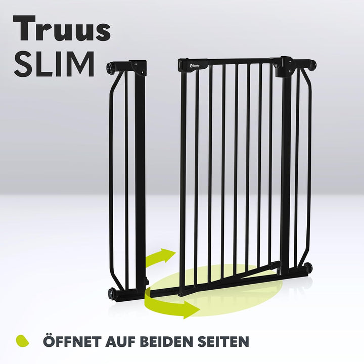 LIONELO Truus Slim Sicherheitstor, Verstellbare Breite von 75 bis 105 cm mit Press-Fit, Höhe 77 cm Ö