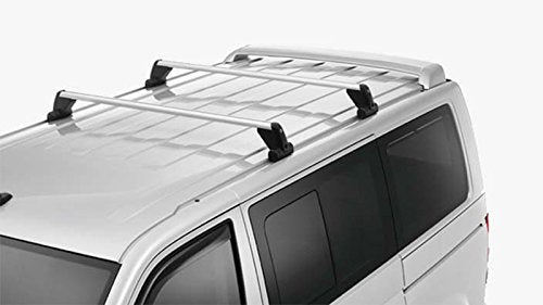 Original VW T5 T6 Grundträger (für Fahrzeuge mit Befestigungsschiene) Dachträger Transport Träger Tr