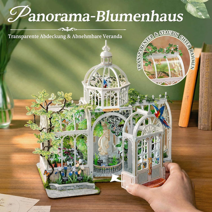 Rolife Botanical Oasis DIY Miniaturhaus-Modellbausatz für Erwachsene