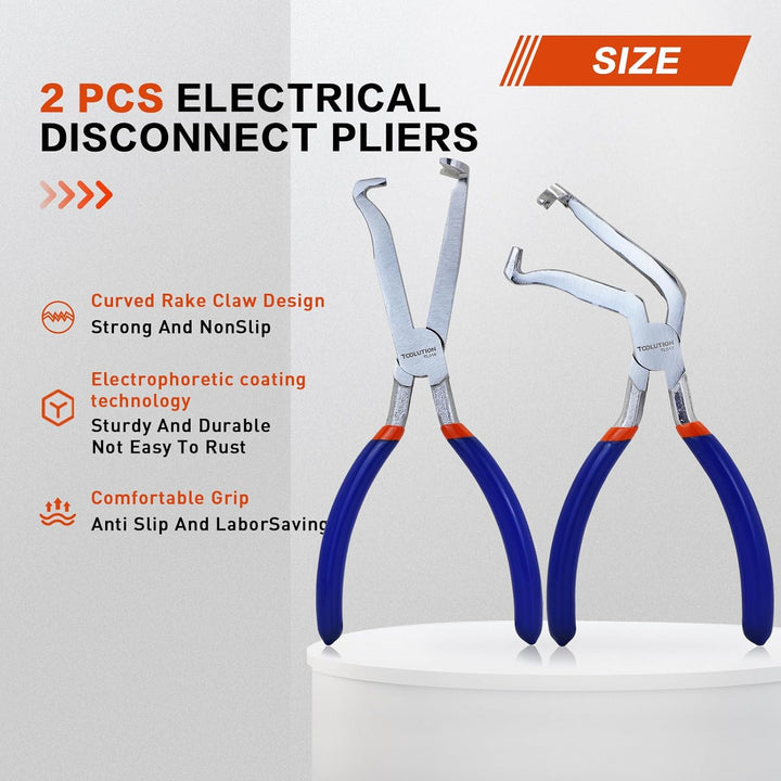 Electrical Disconnect Pliers Kit 4 Piece Set – Auto Electrical Connector Pliers Fuel Line Disconnect