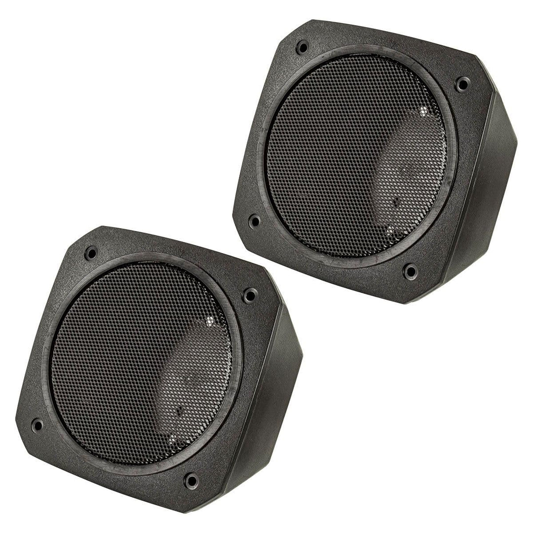 tomzz Audio 2800-017 Aufbau Lautsprecher Gehäuse für 100x100 mm DIN Lautsprecher Retro KFZ Boot LKW