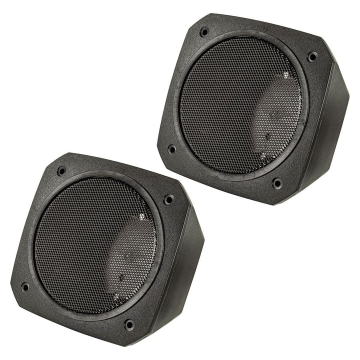 tomzz Audio 2800-017 Aufbau Lautsprecher Gehäuse für 100x100 mm DIN Lautsprecher Retro KFZ Boot LKW