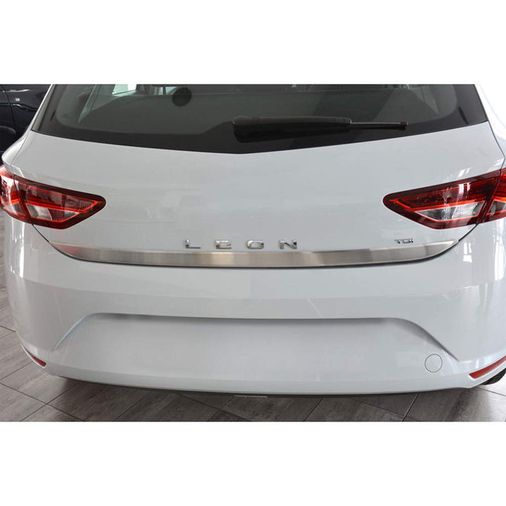 Avisa Edelstahl Heckklappenzierliste kompatibel mit Seat Leon (5F) HB 5-türer 2013-2020