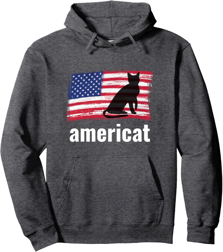 Americat 4. Juli Patriotisches USA-Flaggen-Design Merica Pullover Hoodie
