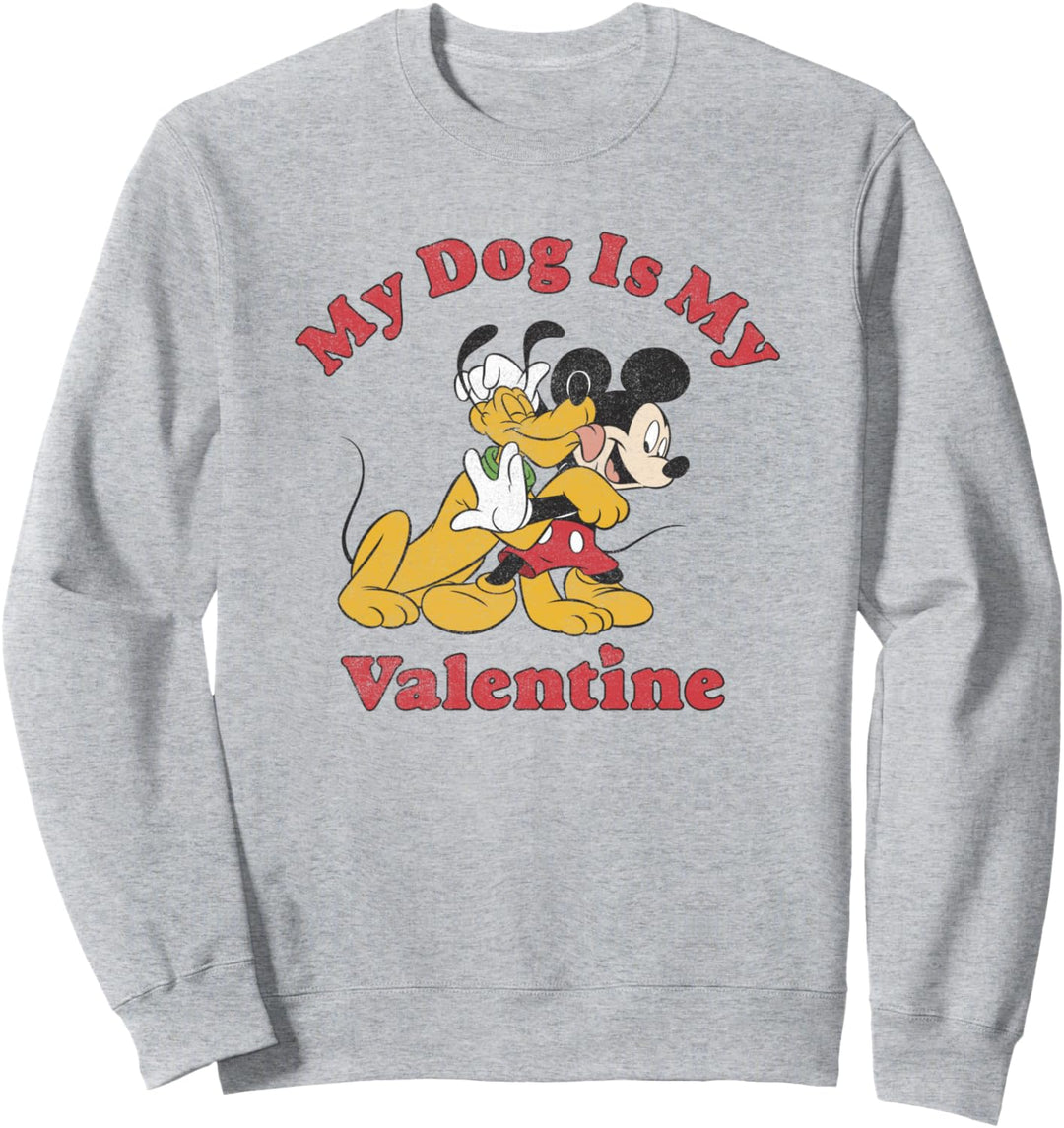Disney Mickey & Friends Valentinstag My Dog Pluto Vintage Sweatshirt