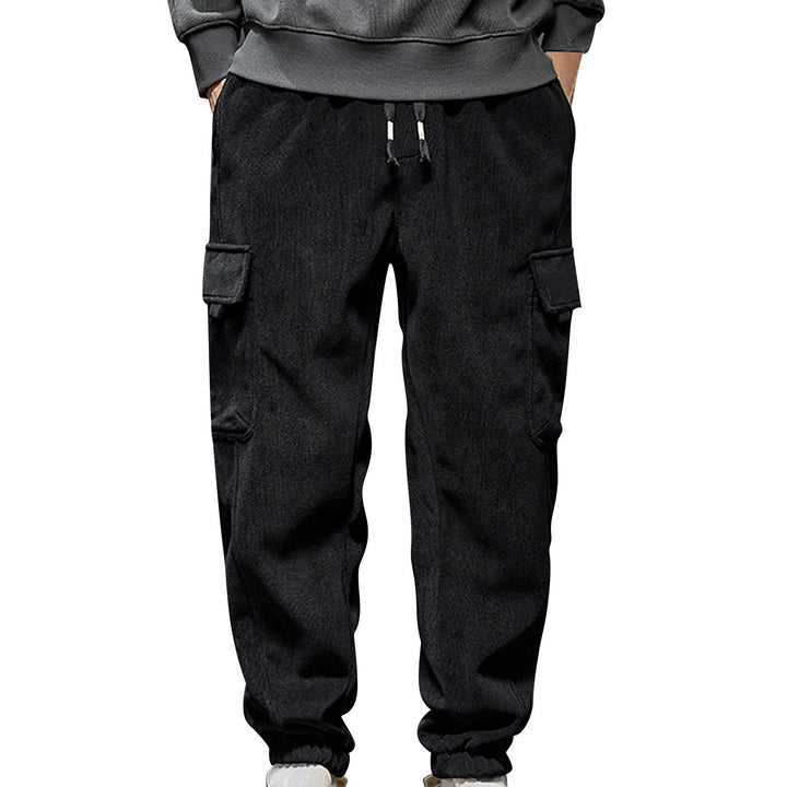 Generisch Winterhose Herren Outdoor, Cargo Hosen Herren Warm, Jogginghose Mit Bündchen Cargohose Vie