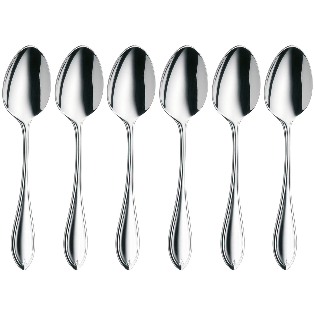 WMF Premiere Espressolöffel Set 6-teilig, 10,8 cm, Cromargan protect Edelstahl poliert, kratzbeständ
