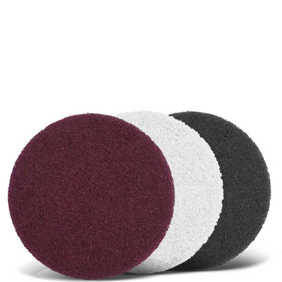 MENZER Fleece Schleifvliese, 125 mm, f. Exzenterschleifer, Faservlies (10 Stk.) sehr fein (ca. K 320