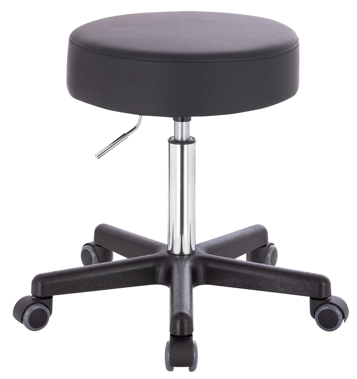 1stuff® XL Profi Rollhocker höhenverstellbar - 40 cm Sitzbreite - Sitzhöhe bis knapp 70cm - Arzthock
