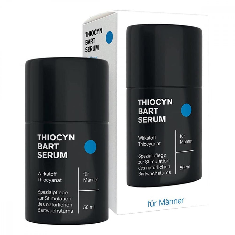 Thiocyn Bartserum 50ml - Bartwuchsmittel für Männer - Unterstützt das Bartwachstum - Bartpflege - Ve