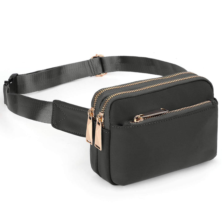 Geldbörse Damen Brieftasche UTO PU Leder Multifunktions Zip um Clutch für Handy 0759a Grau, 0759a Gr