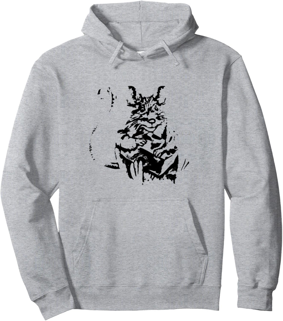 Ratten Motiv süsse Ratte bunte Nagetiere Käse Haustiere Ratte Pullover Hoodie