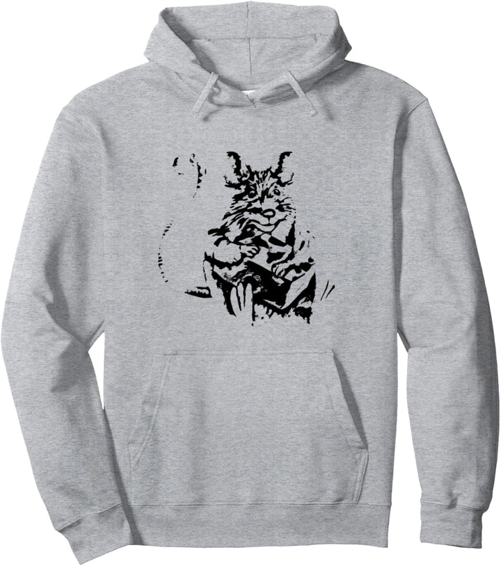 Ratten Motiv süsse Ratte bunte Nagetiere Käse Haustiere Ratte Pullover Hoodie