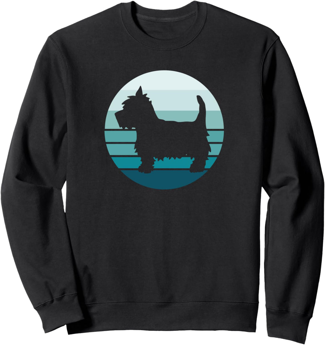 West Highland Terrier, Westie, Vintage-Stil Sweatshirt