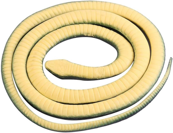 Focket Gummischlange, 130cm lang Realistisches weiches Flexibles Gummischlangen-Garten-Requisiten-lu
