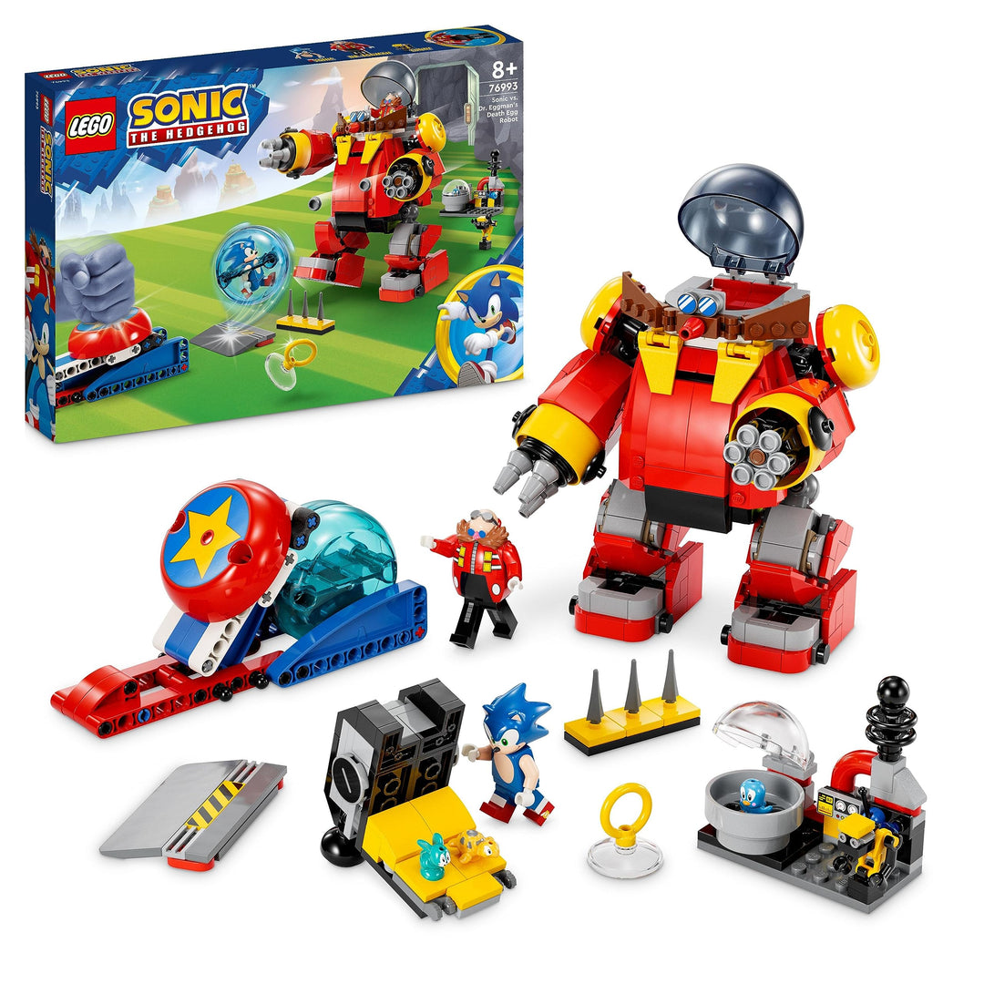 LEGO 76993 Sonic The Hedgehog Sonic vs. Dr. Eggmans Death Egg Robot-Spielzeug für Kinder, Mit Sonics