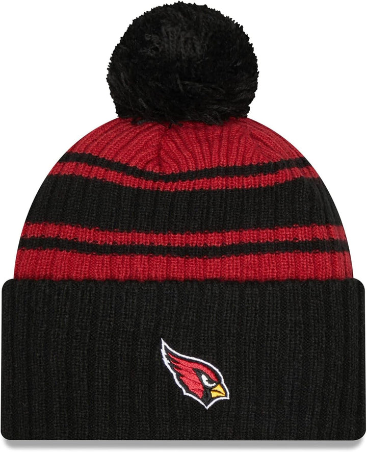 New Era NFL 2022-2023 Sideline Sport Knit Beanie American Football Mütze mit Bommel alle Teams