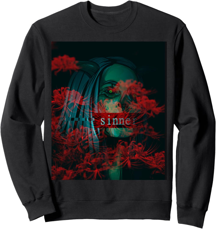 Okkult Grunge Blume Aesthetic Gothic Goth Sinner Sweatshirt