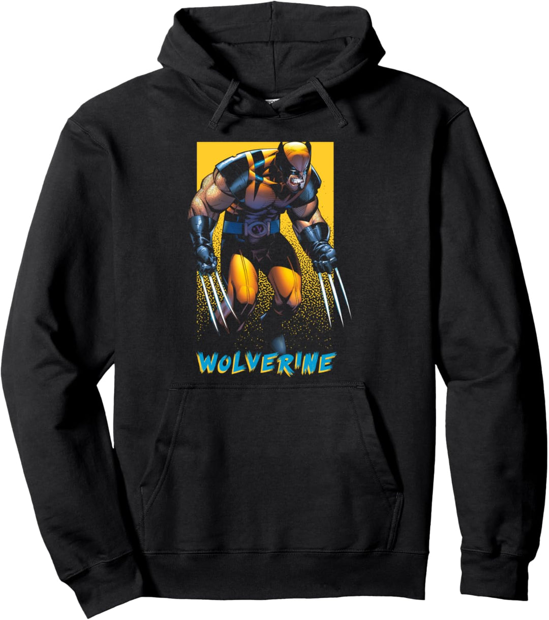 Marvel X-Men Wolverine Dark Poster Pullover Hoodie