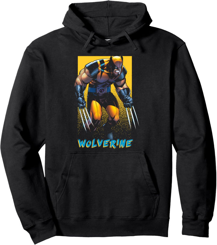 Marvel X-Men Wolverine Dark Poster Pullover Hoodie