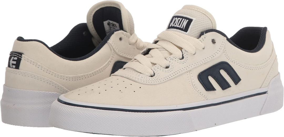Etnies Men's Joslin Vulc Low Top Skate Shoe 44 EU Weiss Marineblau, 44 EU Weiss Marineblau