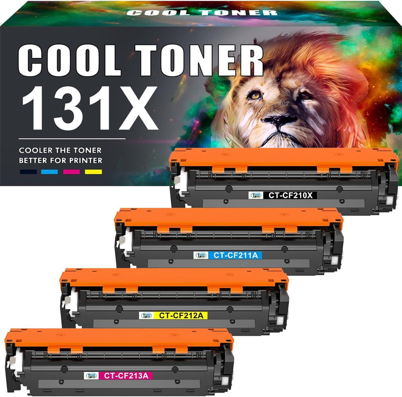 Cool Toner Kompatibel Tonerkartusche als Ersatz für HP 131X 131A CF210X CF210A CF211A CF212A CF213A