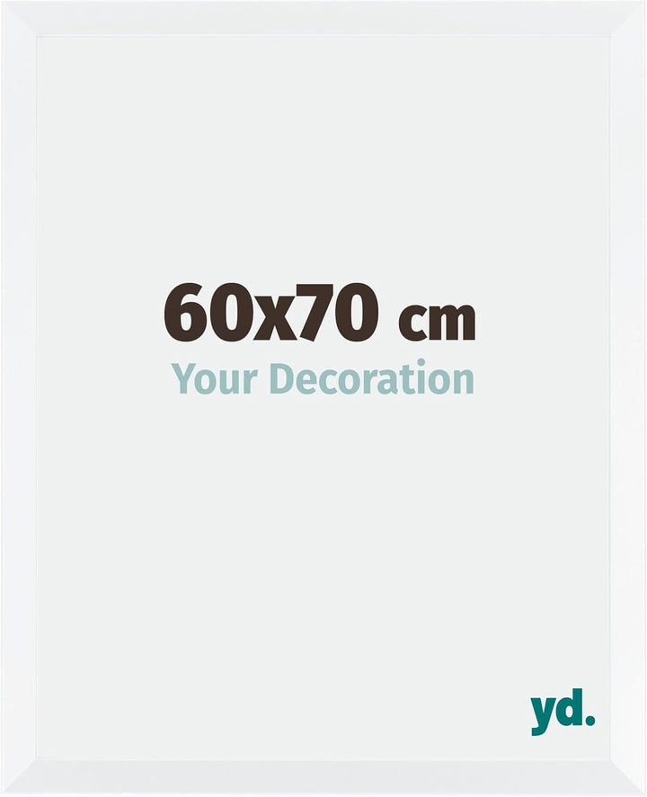 yd. Your Decoration - Bilderrahmen 60,00x70,00 cm - Bilderrahmen aus MDF mit Acrylglas - Antireflex