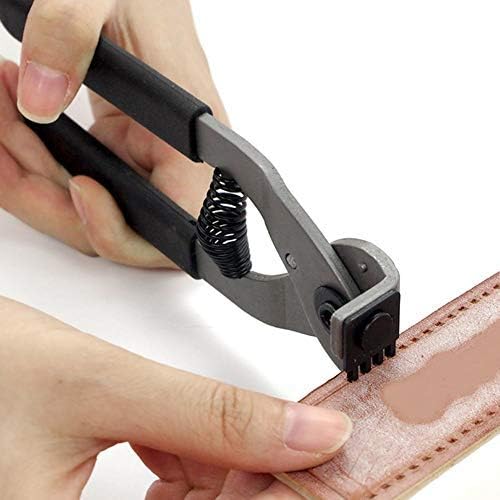 HEEPDD Leder Stanz Werkzeug, 4mm Silent Leder Locher Carbon Stahl Leder Handwerk Stanzwerkzeuge(4mm-