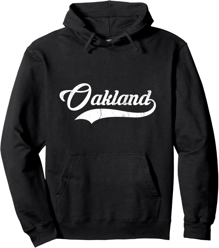 Oakland Stadt California Staat Vintage Retro Style design Pullover Hoodie
