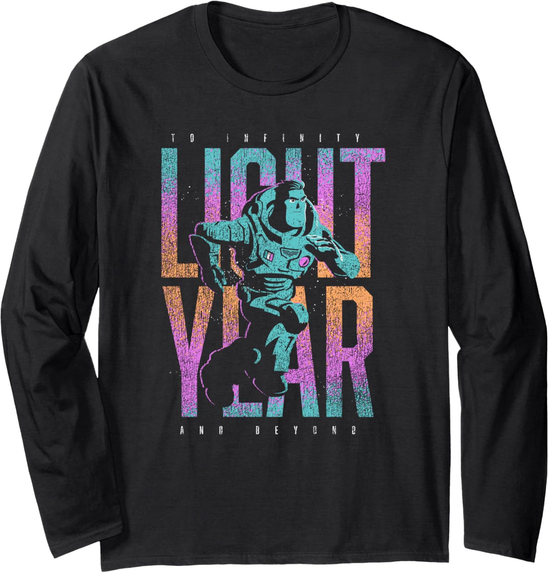 Disney Pixar Lightyear Buzz Lightyear To Infinity And Beyond Langarmshirt