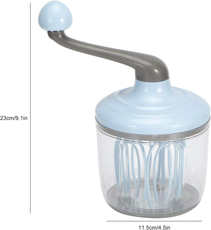 Handmixer für Sahne, Handkurbel Mixer Eierschläger Separator Kunststoff Handmixer Pusher Vielseitige