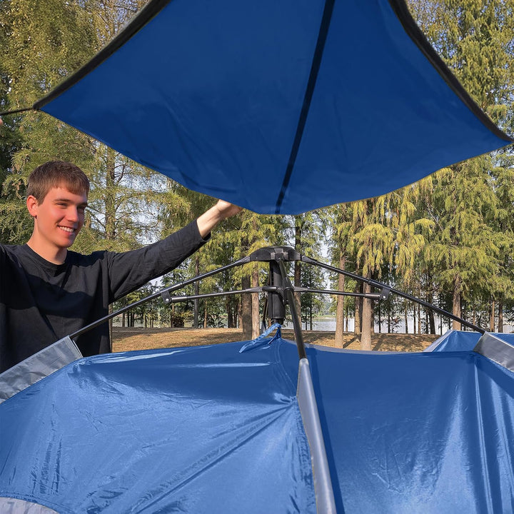Night Cat Pop Up Zelt 3 4 Personen: Wasserdicht Wurfzelt Atmungsaktiv Einfache Einstellung für Campi