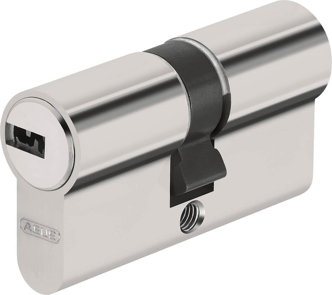 ABUS Türzylinder D6N - Schliesszylinder für Wohnungstüren, vernickelt, 35x40 mm - 33460 35x40 mm Ver