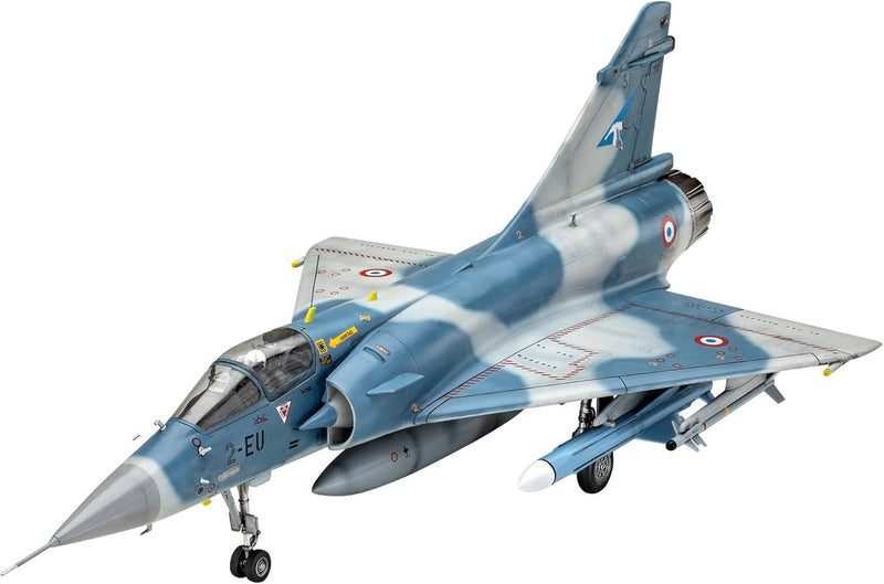 Revell Modellbausatz I Dassault Mirage 2000C I Detailreicher Level 5 Flugzeug Bausatz I 150 Teile I