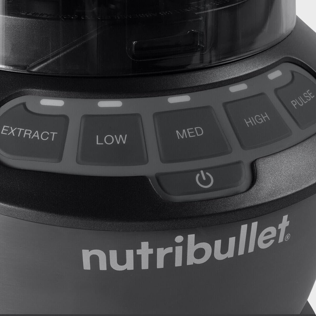 NutriBullet Full Size Combo Batidora de Vaso 1.8L 1200W Gris Oscuro