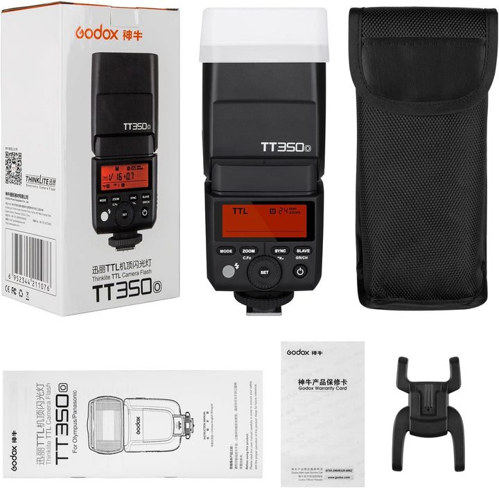 Godox TT350o TTL Kamerablitz Speedlite,2.4G HSS Blitz für Olympus Panasonic Mirrorless Kamera
