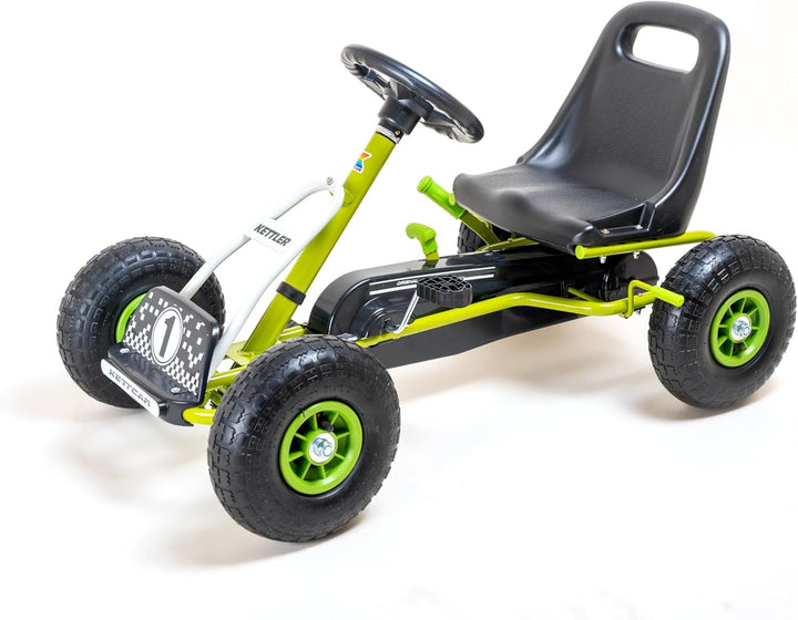 KETTLER Kettcar Retro I Retro Design I ab 3 Jahren I 2-Fach Verstellbarer Sitz I Handbremse I Luftbe
