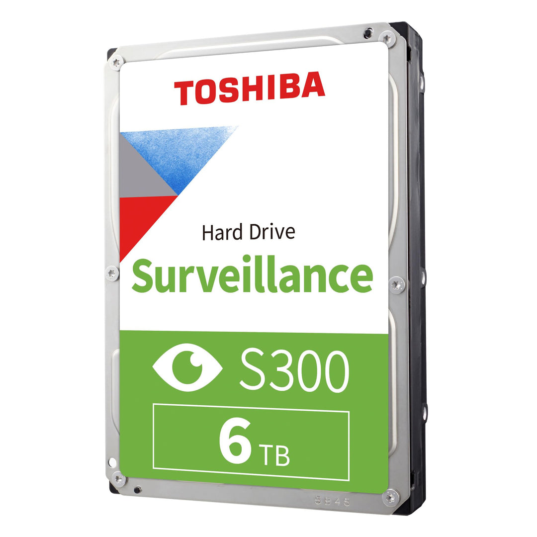 Toshiba 6TB S300 Surveillance HDD - 3.5' SATA Internal Hard Drive Supports up to 64 HD cameras at a