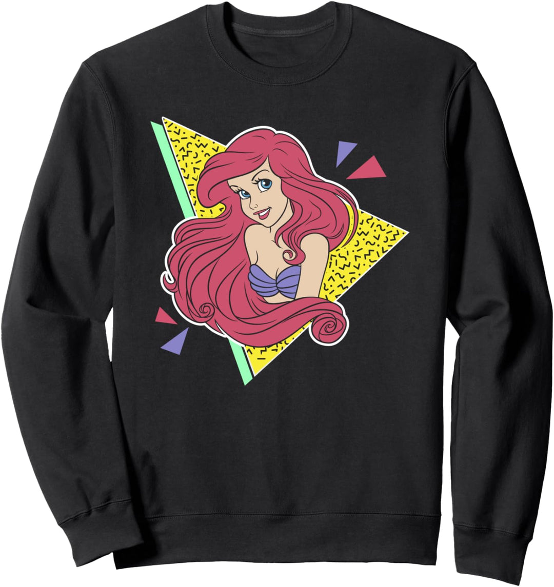 Disney Little Mermaid Ariel Retro 80's Style Sweatshirt
