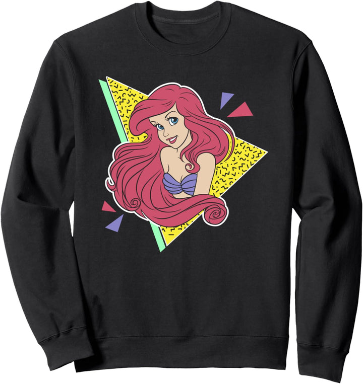 Disney Little Mermaid Ariel Retro 80's Style Sweatshirt