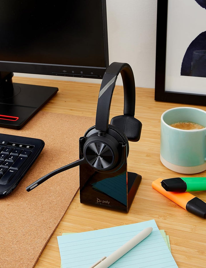 Plantronics Poly – schnurloses Voyager 4310 UC-Headset mit Ladestation (Plantronics) – Ein-Ohr-Heads