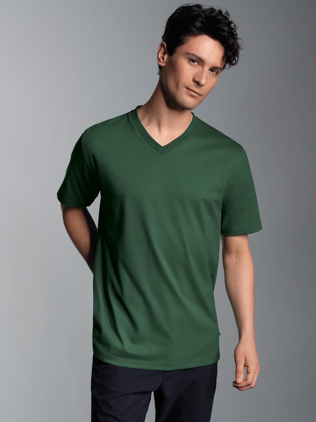 Trigema Herren T-Shirt S Efeu, S Efeu
