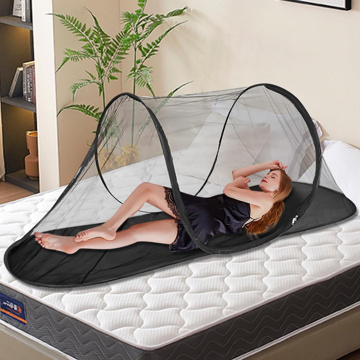 Moskitonetz Pop Up, Faltbares Moskitonetz 200x72x70 cm Moskitonetzs Reise Pop Up, Tragbares Campingz