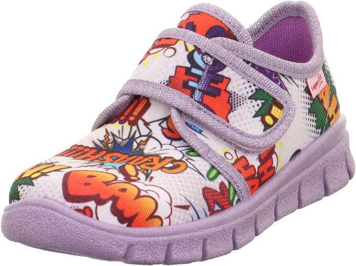Superfit Jungen Bobby 1-000706 Hausschuhe 26 EU Weit Lila Mehrfarbig 8500, 26 EU Weit Lila Mehrfarbi