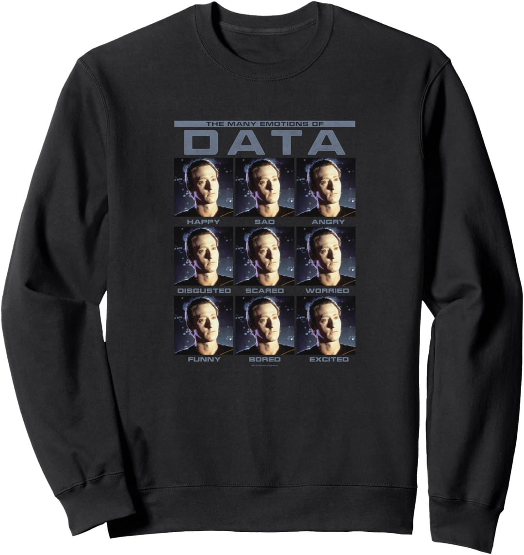 Star Trek Next Generation Emotions Of Data Sweatshirt