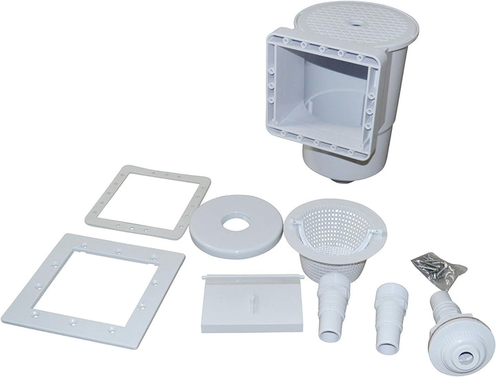 SPIRATO Skimmer für Stahlwandbecken inkl. Einlaufdüse, Saugkorb und Schlauchanschluss