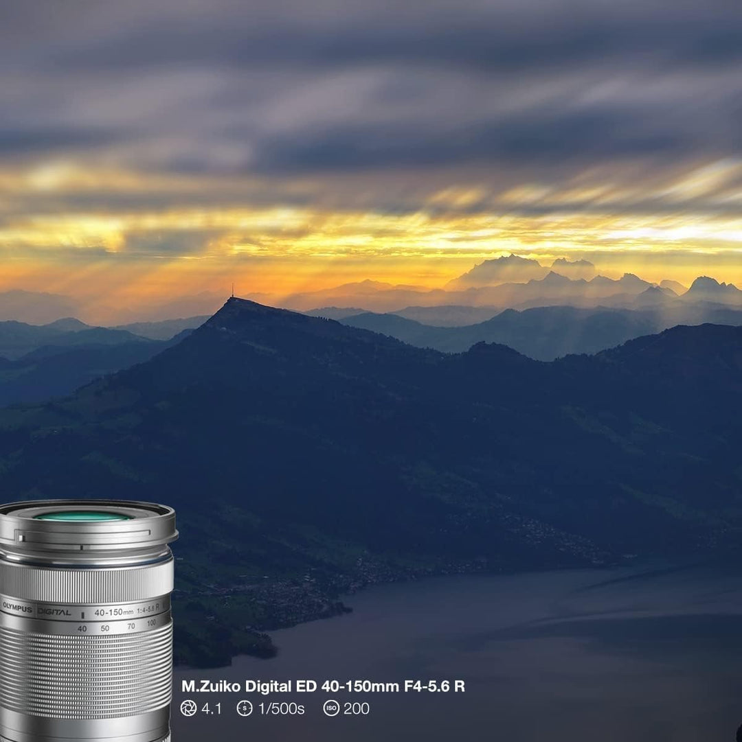 Olympus M.Zuiko Digital ED 40-150mm F4‑5.6 II Objektiv, Telezoom, geeignet für alle MFT-Kameras (Oly