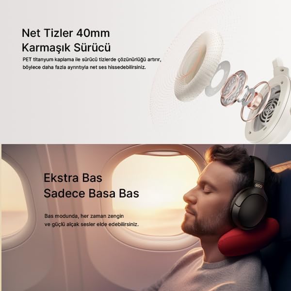 Bezdrátová sluchátka QCY H2 PRO (černá)